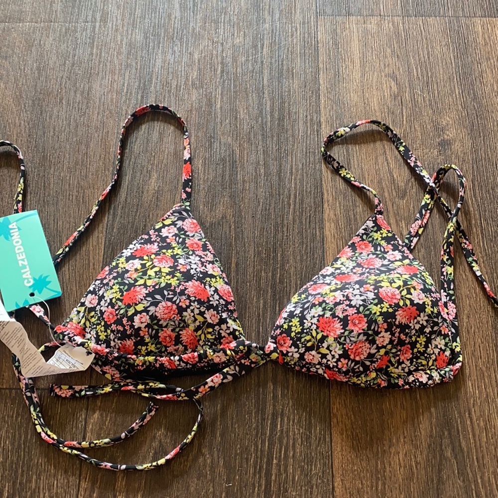 Little Flowers Bikini Top